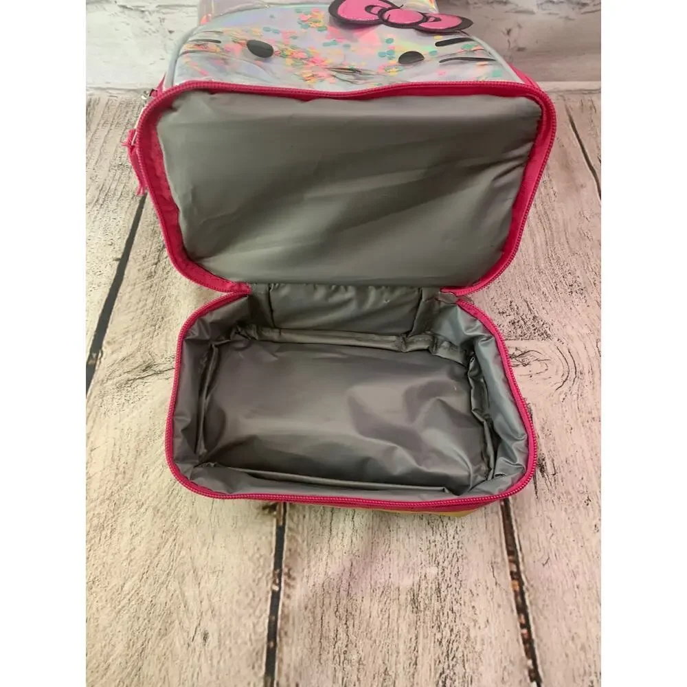 HELLO KITTY Girl’s Rainbow Connection Dual Compartment Lunch Bag